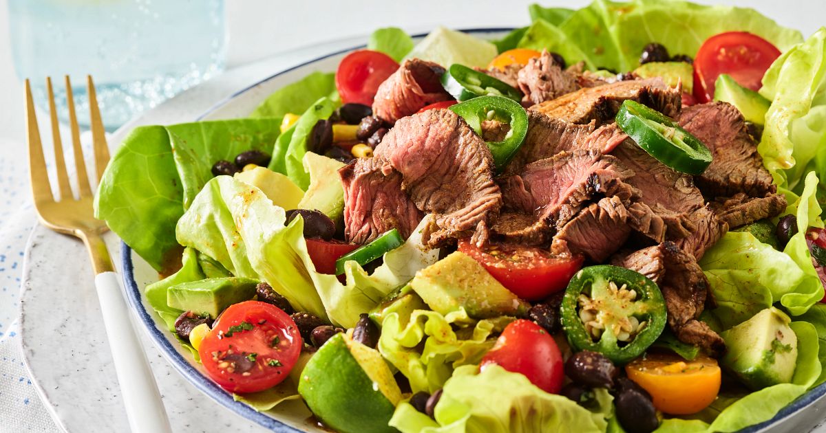 Spicy Beef Chipotle Salad | Beef Loving Texans | Beef Loving Texans is your one-stop information cen